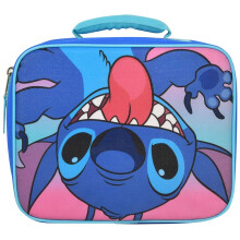 Rechteckige Lunchtasche mit   Fast Forward Stitch  -Print