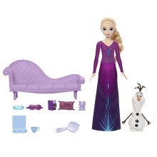 Mattel Disney Frozen Snödrömmar Elsa och Olaf 8-delars Sängset