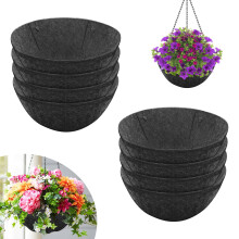 Riare 8 pachet de 12 inci ?esatura rotunda Plantator co? co?- co?uri aga?ate captu?eala nlocuitor alternativa de captu?eala din fibra de coco pe