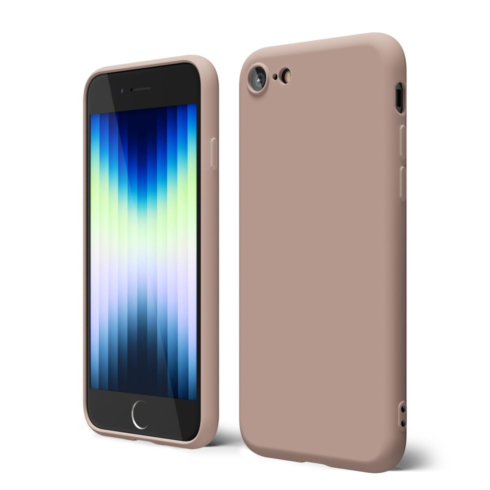 Oakxco For Iphone Se Case 3Rd Generation 2022/2020/2Nd Silicone Iphone 7/8 Case Soft Rubber Gel Elegant Thin Slim Tpu Matte Smooth Case For Women Gi 705690993143