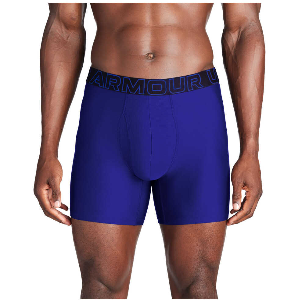 Gravure D'armure Men's Ua Performance Tech Boxerjock 3-Pack Royal Solid - Core 3 Pack X 6In
