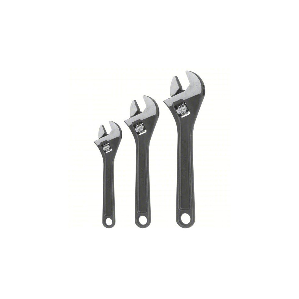 Proto J795SA 3 PIECE BLACK OXIDE ADJUSTABLE WRENCH SET