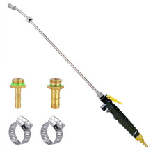 29 pouces de pulverisateur Patriage 1/4 """" et 3/8 """" Barbes en laiton Barbs Pulpoleur Batche de remplacement en acier inoxydable Patrette de pulv