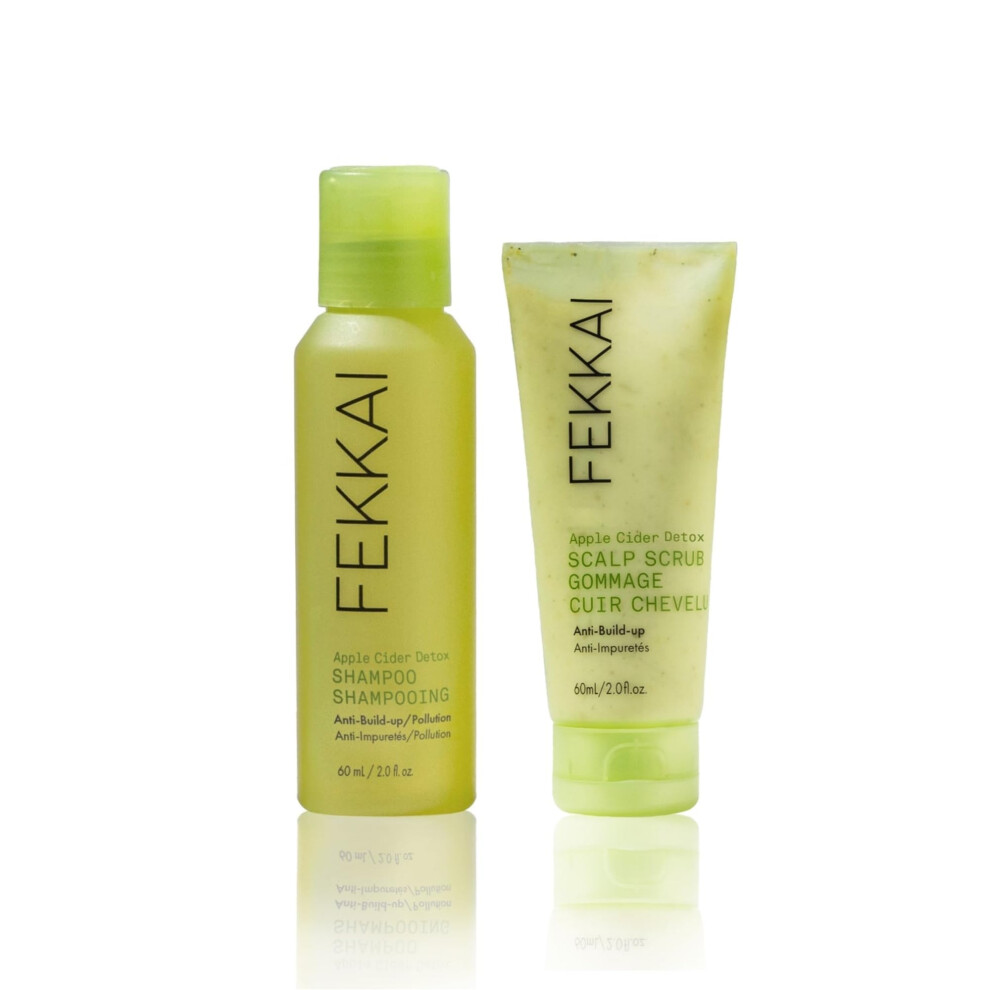 Gommage d   tox au cidre de pomme Fekkai 2 oz Shampooing v   g   talien 2 oz Sans sulfate, sans paraben et sans phtalate