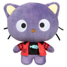 Hello Kitty and Friends Series 2 Chococat 8-inch Punks Plush - Officially Licensed Sanrio Product from Jazwares - Ages 6+