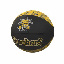Logo Brands 256-91MR-1 Wichita State Repeating Logo Mini-Size Rubber Basketball
