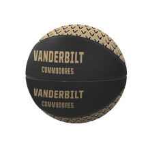 Logo Brands 232-91MR-1 Vanderbilt Repeating Logo Mini-Size Rubber Basketball