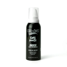 EBIN New York Curl & Twist Xtreme Curl Volumizing Mousse 2.7oz/80 ml Travel Size | Jojoba & lavendelolja | Fuktar strker Anti-Frizz | Definierar