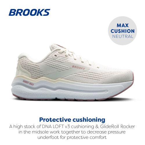 Brooks Brooks Γυναικείες, Ghost Max 2 Παπούτσια Τρεξίματος - Φαρδιά Γραμμή 1