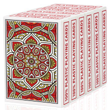 Metsyth 6-pack speelkaarten Bulk plastic speelkaarten Waterdichte pokerformaat kaarten Professionele Jumbo Index Grote print voor volwassenen en seni