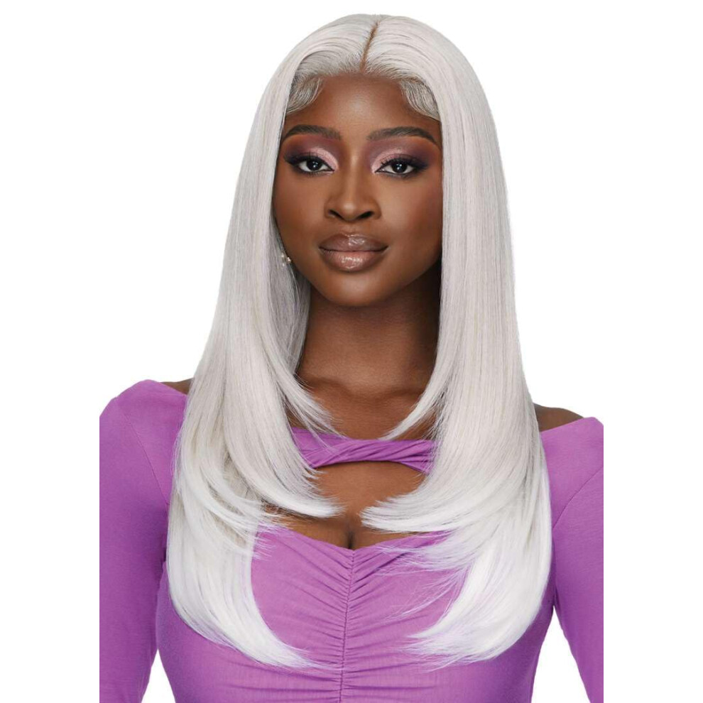 Buiten Speel Outre Lace Front Wig - Perfect Hair Line 13X4 - Swoop Series - Swoop 1 Burgundy Flame