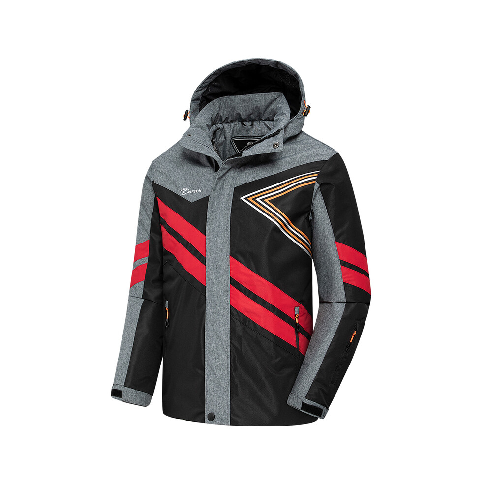 (Gris, 50 L) hommes printemps nouveau décontracté détachable chapeau imperméable chaud veste manteau hommes automne mode
