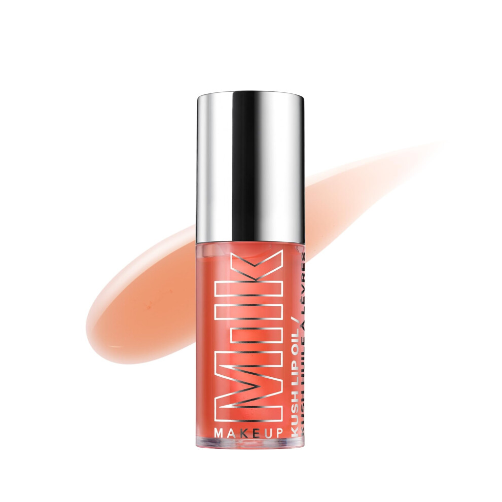 Milk Makeup KUSH Lip Oil, Orange Crush Orange - 0.18 oz - Natural, Sheer Tint - Lightweight & Non Greasy - Citrus Flavor - Vegan, Paraben Free, Cruelt-image-OPC-PFYRH5R-NEW