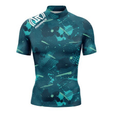 (#1,XL) nouveaux hommes à manches courtes régulière Surf chemise de soleil Surf T-Shirts plage crème solaire Rashguard Protection