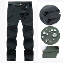 (Pantalon noir, XL (73-85 kg)) Polaire Automne Militaire Hommes Vestes Imperméable Pêche Chasse Randonnée Camping Escalade