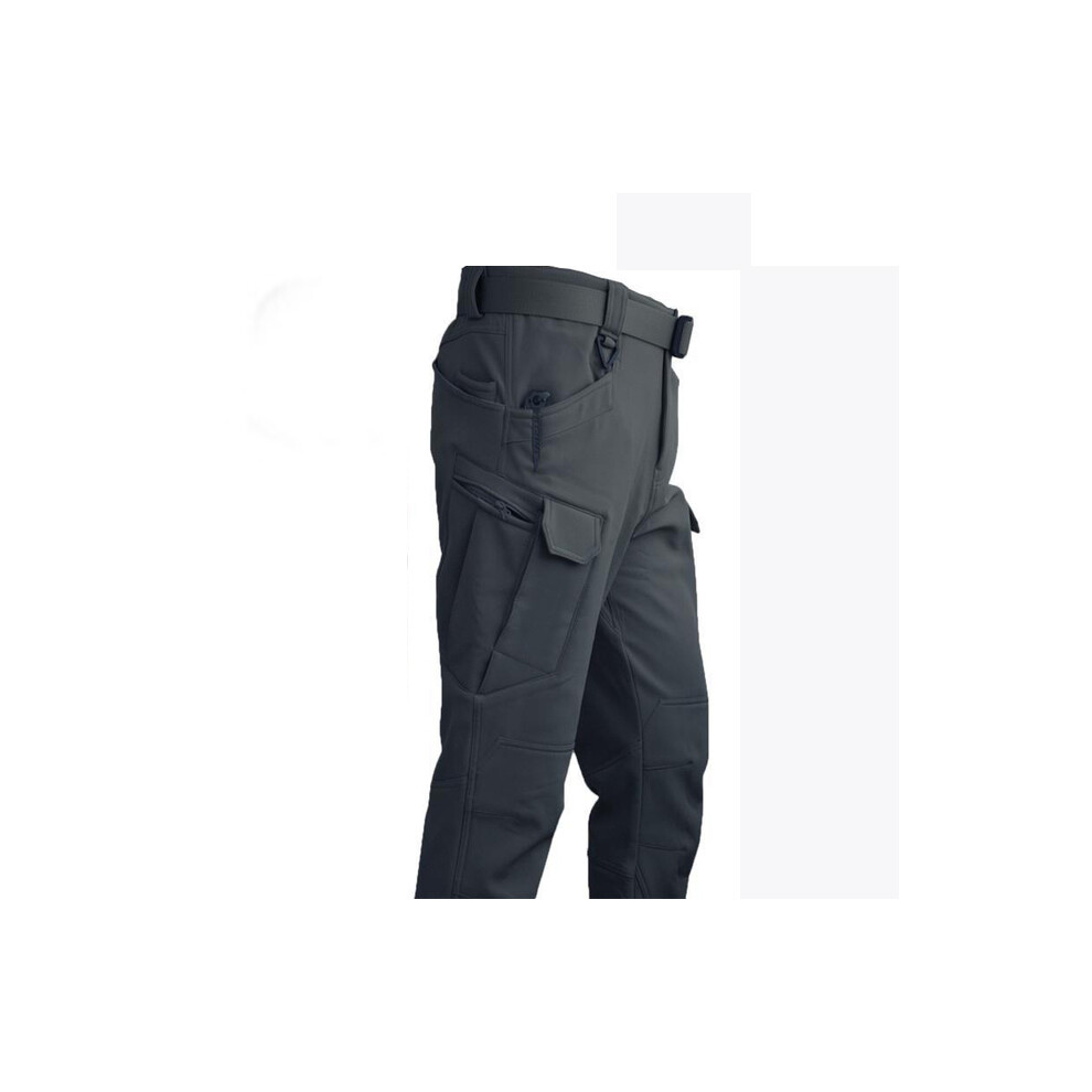(Pantalon gris X7, L (65-75 kg)) Polaire Automne Militaire Hommes Vestes Imperméable Pêche Chasse Randonnée Camping Escalade