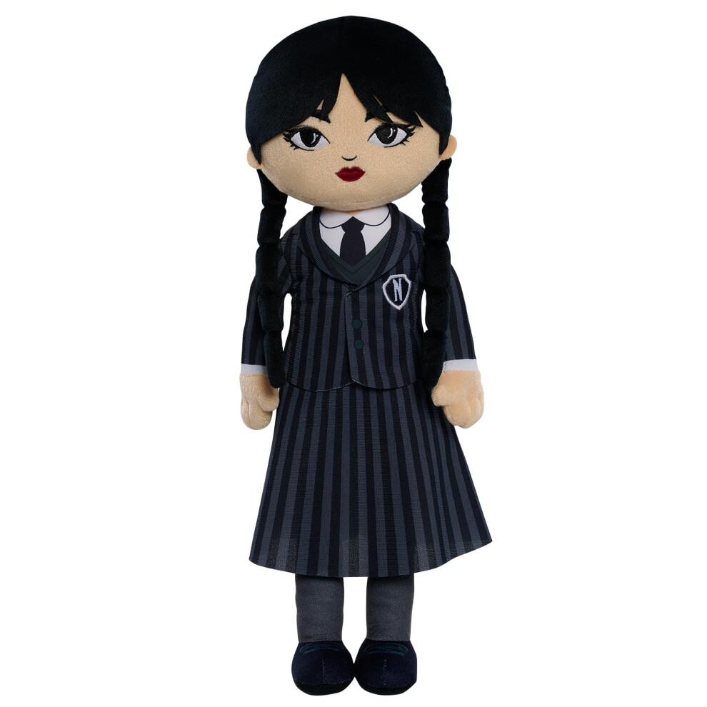 WEDNESDAY Large 15.5-inch Plush Doll, Kids Toys for Ages 3 Up by Just Play - Image 2