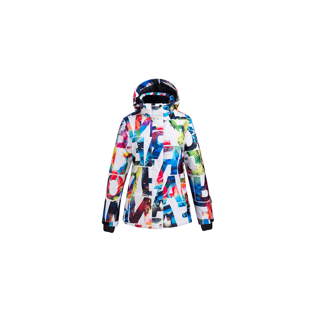 (couleur 09, XXL) Nouvelle combinaison de ski pour femmes coupe-vent imperméable respirant chaud vestes de snowboard pantalons