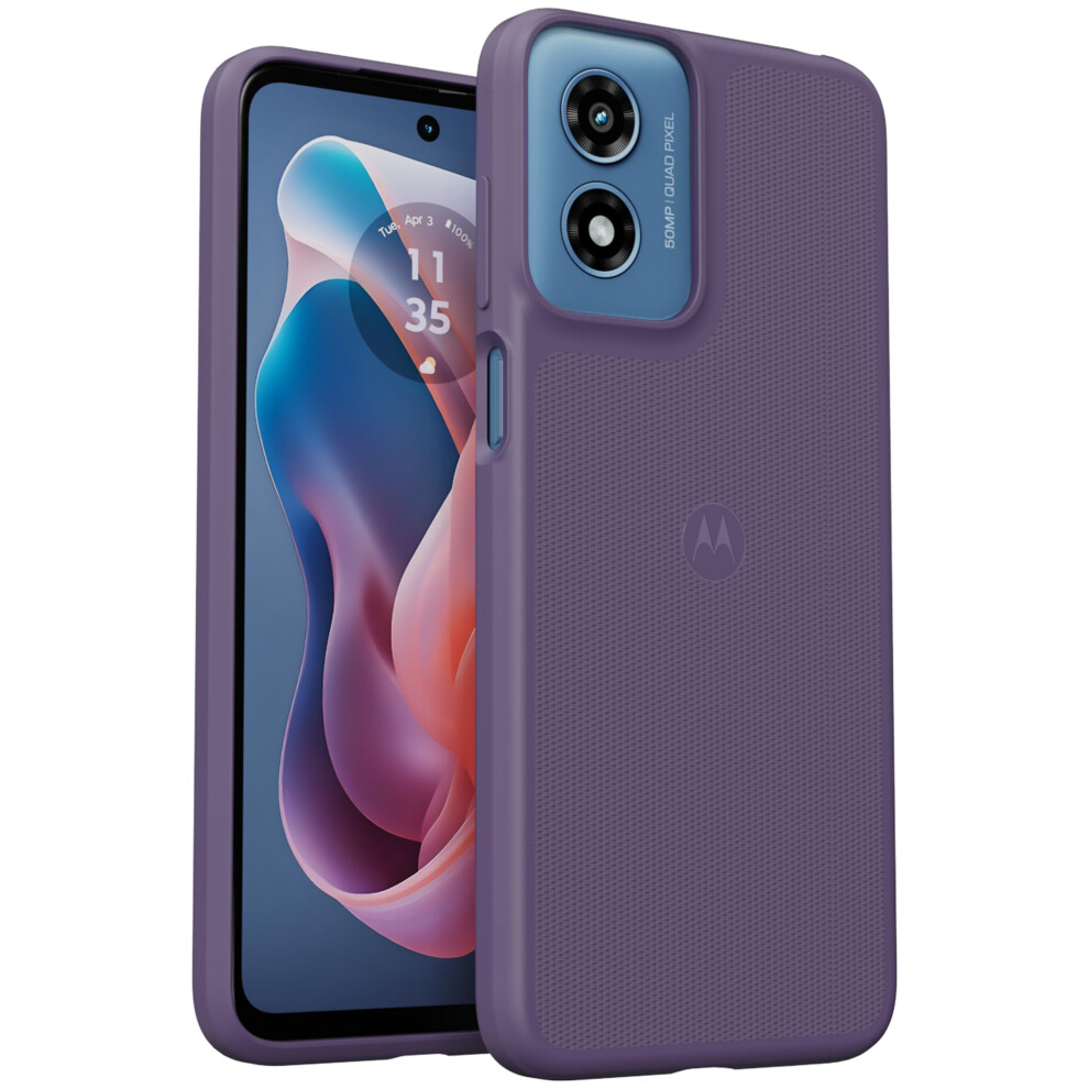 Motorola Moto G Play 2024 Textured Protective Case- Daybreak - Precision fit Shock Absorbing Cases for Enhanced Phone Grip  Style  Drop Protection for