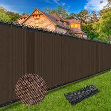 Winpull Stängsel Integritetsskärm 6' x 25' 170GSM Fästanordning med Kopparöglor