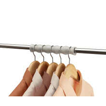 Joseph Joseph Orderly Clothes Rod Spacers 2pk for Shirts Skirts and Pants Wardrobe Hanger and Poles Organizer