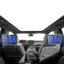 Karltys 2er-Pack 12,6-Zoll-Heckbildschirmschutz fr Chevy Tahoe/Suburban/GMC Yukon Denali 20212024 2025 Yukon Touchscreen, gehrtetes Glas, Rcksitz