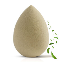 Bumfuzz Green Tea Beauty Beauty Sponge - Plant a base de cruaute ecologique sans colorant sans colorant et melanges biodegradables et vegetaliens