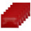GraduationMall Δερμάτινη Θήκη Διπλώματος 8.5''x 11'' Μπορντό, 6-πακέτα 1