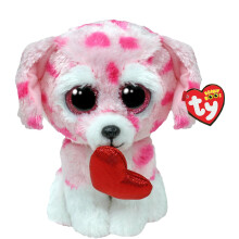 Ty Beanie Boo Rory Valentine Dog - 6 """"
