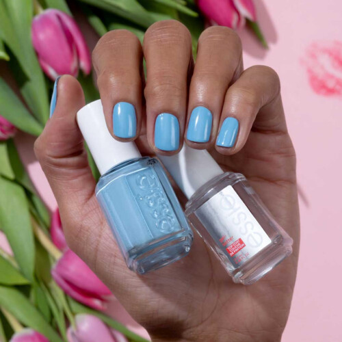 essie essie μανό με ποιότητα σαλόνι, vegan, μπλε, κρέμα, tu-lips touch, 0.46 fl oz 2