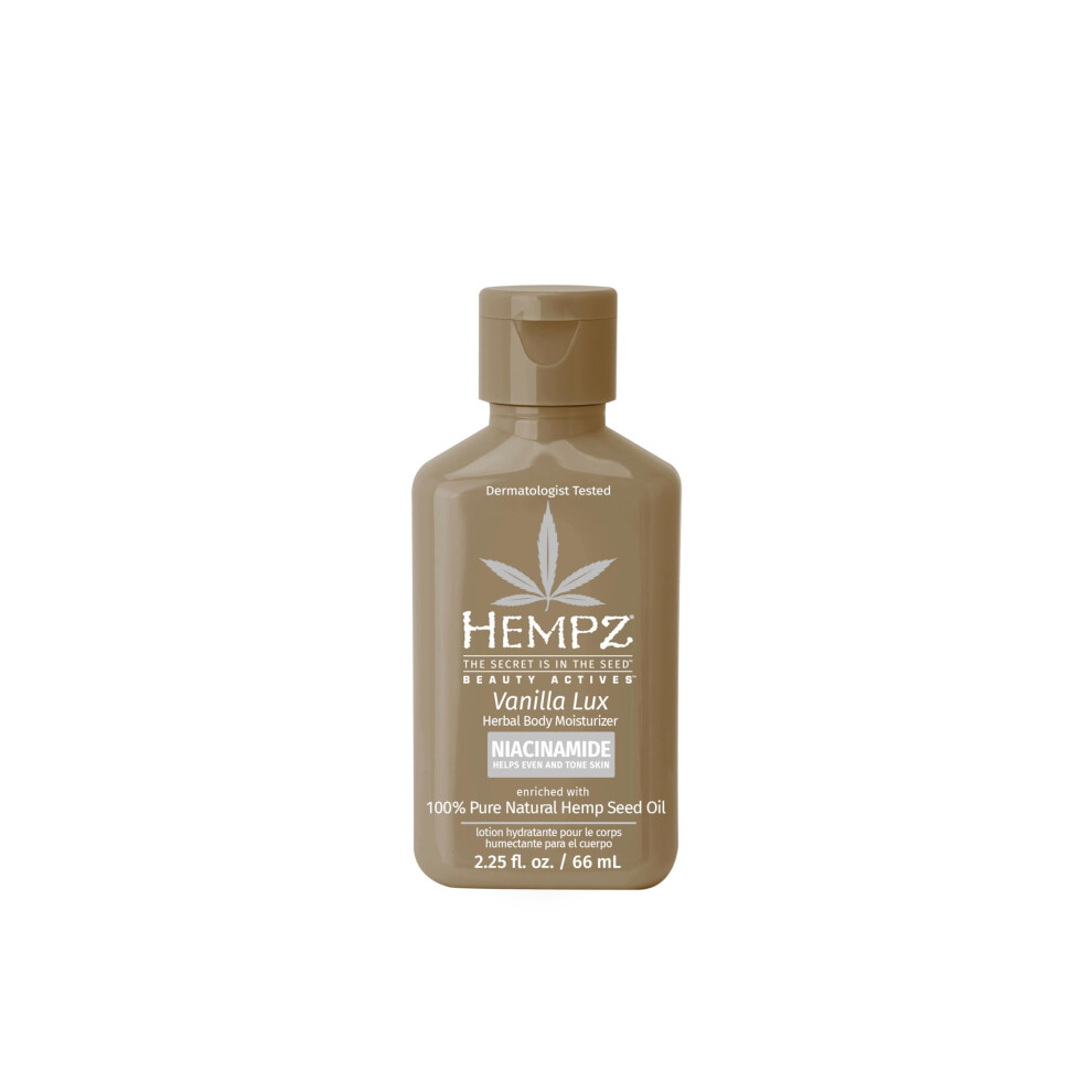 Hennep Hempz Mini Vanilla Lux Herbal Body Moisturizer 225 Oz