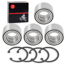 93305-00602-00 Hochleistungs-Radlager vorne und hinten 30 x 55 x 32 mm + Sicherungsring, kompatibel mit Yamaha GRIZZLY 550 660 700 Kodiak 450 700 200