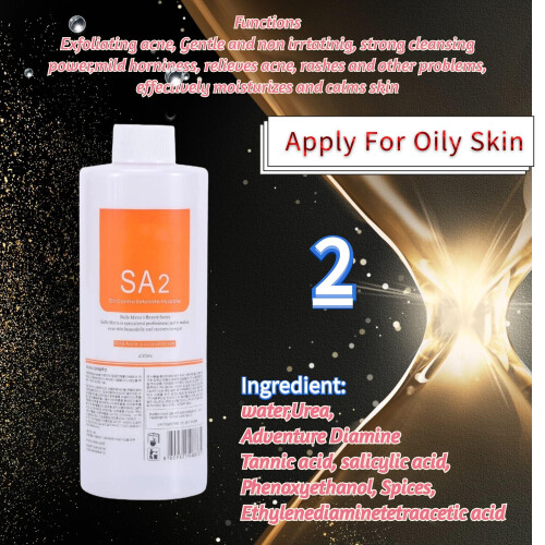 Marfort AO3 Aqua Peeling Solution Top Salon Skin Scrub Hydra Skin Scrub Special Solution Small Bubble Solution 400ml 2