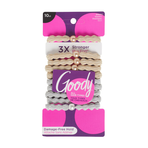 GOODY ELASTICI 6MM 10CT BIONDI ARGENTO