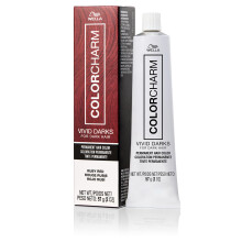 COLORCHARM VIVID DARKS|Permanente Cremefarbe| Lebendige Farbe fr dunkles Haar | Nhrende vegane Formel| Kein Bleichmittel erforderlich| Rubinrot| 2