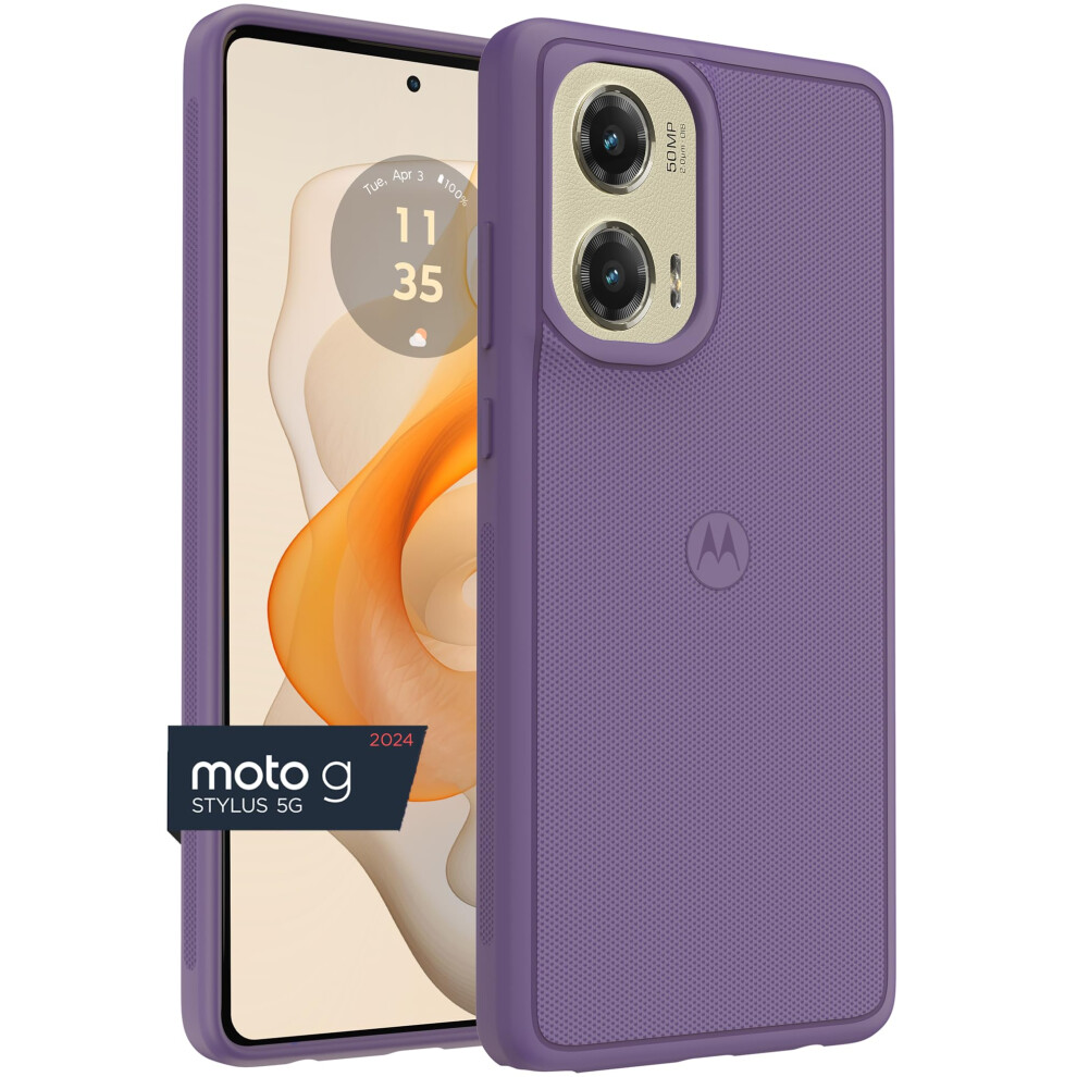 Motorola Moto G Stylus 5G 2024 Textured Protective Case- Daybreak - Precision fit Shock Absorbing Cases for Enhanced Phone Grip  Style  Drop Protectio