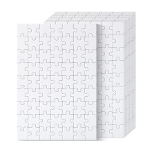 Mr. Pen  Blanko-Puzzle, 10 Stck, 63 Teile/Packung, 20,8 x 14,3 cm, weie Puzzle-Puzzles zum Zeichnen auf allen weien Puzzle-Puzzleteilen zum Schre