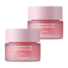 Klavuu Nourishing Care Lip Sleeping Pack (Vanila & Berry) - Exfoli?ende en voedende lipbehandelingsbalsem voor droge lippen gedurende de nacht - Natu