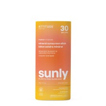 ATTITUDE Αντηλιακό Stick με Ψευδάργυρο, SPF 30, EWG Verified, Χωρίς Πλαστικά