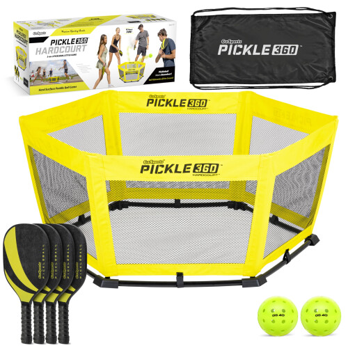 GoSports Pickle 360 Paddle Ball Game Set - Hardcourt - Pickleball Without a Court