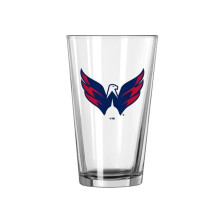 Logo Brands 830-G16P-17 Washington Capitals 16 oz Swagger Pint Glass