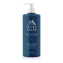 Oars + Alps Detergente idratante per viso e corpo da uomo per la cura della pelle infuso con vitamina E e antiossidanti Senza solfati Fresh Ocean