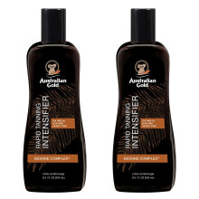 Loci?n intensificadora del bronceado r?pido de Australian Gold, 8,5 onzas l?quidas, con aceite de ?rbol de t?, aloe vera y vitamina E (paquete de 2)