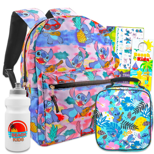 Belidome School rugzak Set Potlood etui Lunch Bag Fles