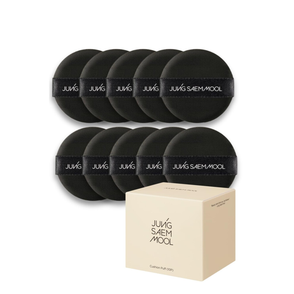 Jung Saem Mool Black Jungsaemmool Official Cushion Puff Set 10P