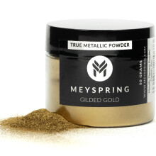 Meyspring forgyldt guld - Metallisk pigmentpulver til harpikskunst - Fin guldharpiks Pigment - Epoxyharpiks Farvepigment - Guldpoxy -pigment - 50