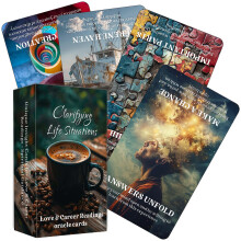 DPEHAKMK Clarifying Life Situations Oracle Cards Love and Career Oracle Deck for Beginners Cover All Areas in Life Love Spiritual Journey and Car