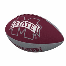 Logo Brands 177-93JR-2 Mississippi State Pinwheel Logo Junior Size Rubber Football