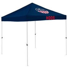 Logo Brands 234-39E-RW1 Virginia Red White & HOO Economy Canopy