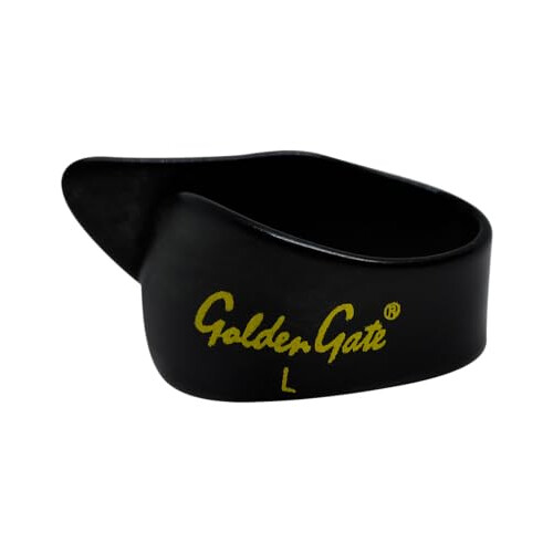 Golden Gate GP -4B -4PK Thumb Picks - Black - Large - 4 Pack 1
